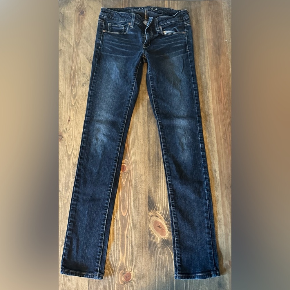 American Eagle skinny jeans dark wash - Picture 5 of 11